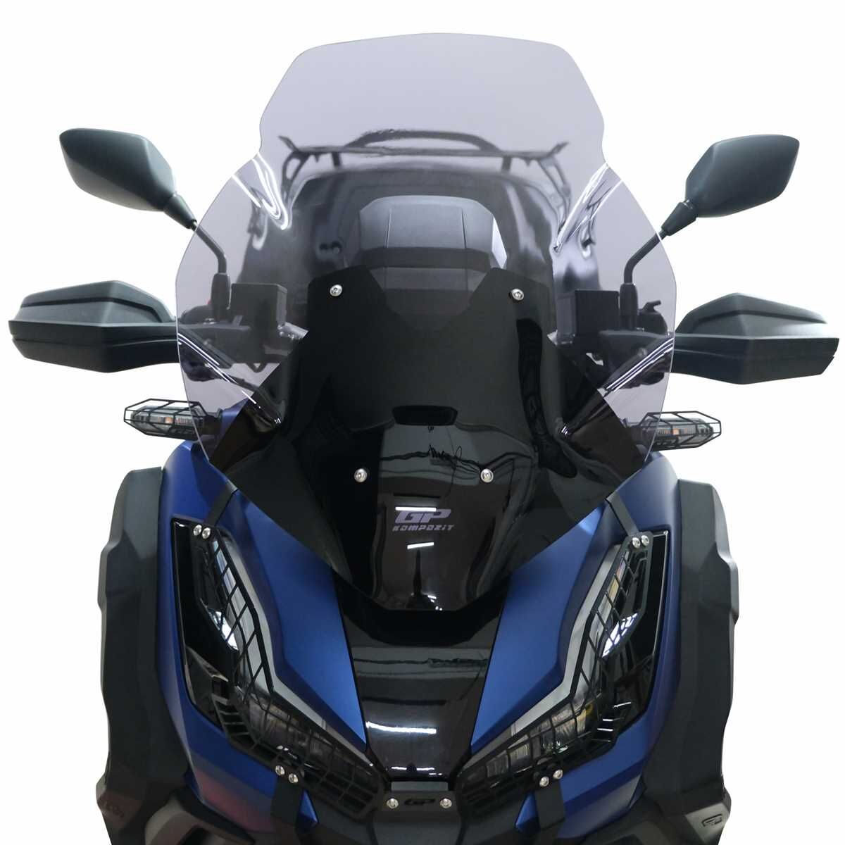 GP Kompozit Honda ADV 350 2023-2024 Uyumlu Baskılı Ön Cam Füme
