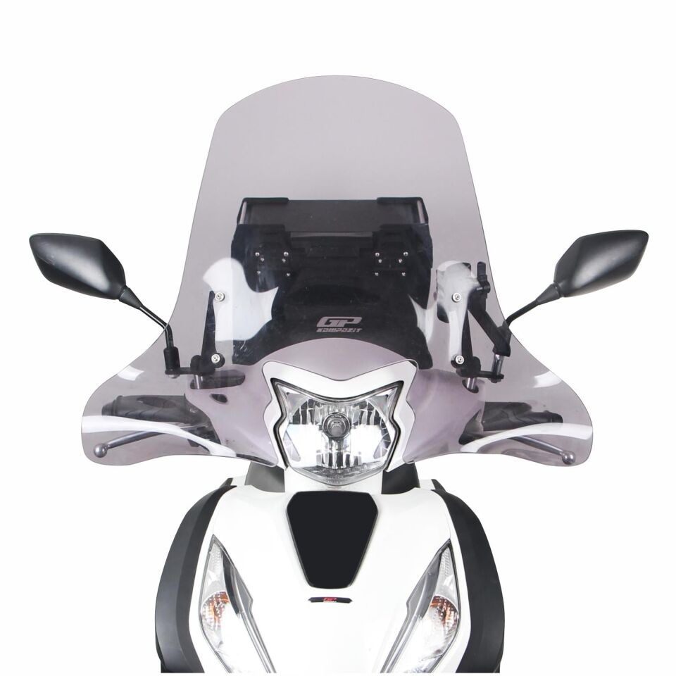 GP Kompozit Honda Dio 2021-2025 Uyumlu Ön Cam Füme 48 cm