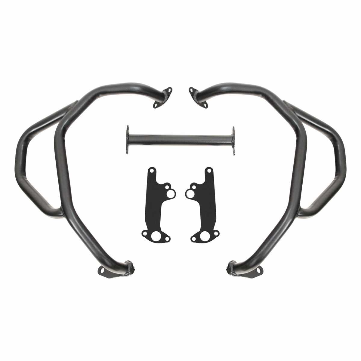 GP Kompozit BMW R 1300 GS 2023-2024 Uyumlu Motor Üst Koruma Demiri Siyah