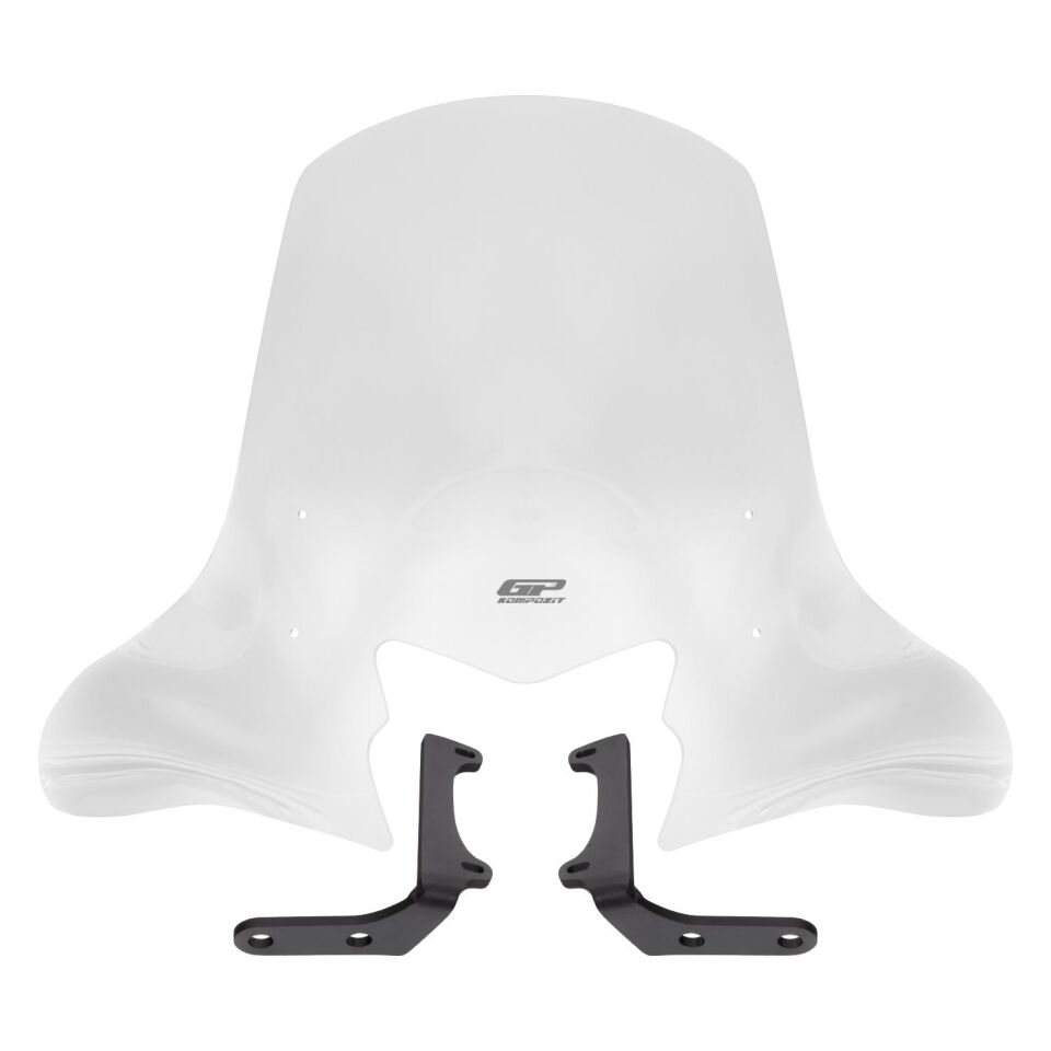 GP Kompozit Honda Dio 2021-2025 Uyumlu Ön Cam Şeffaf 48 cm