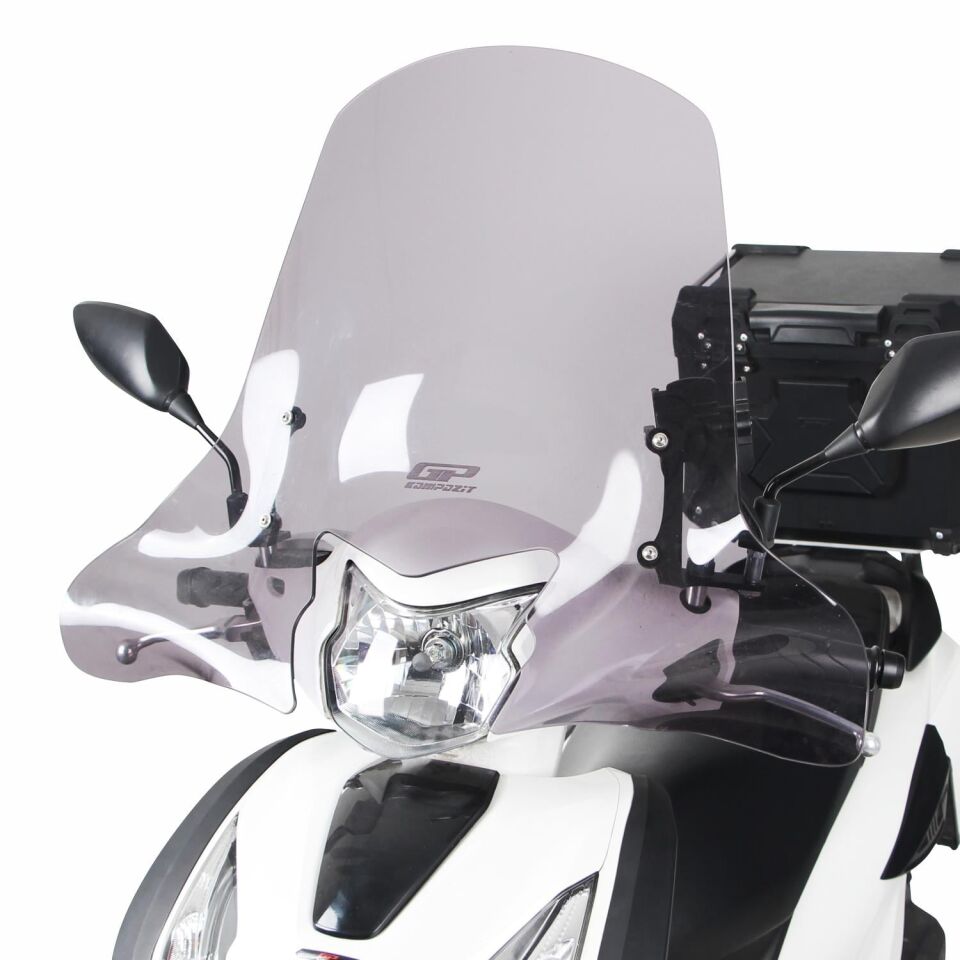 GP Kompozit Honda Dio 2021-2025 Uyumlu Ön Cam Şeffaf 48 cm