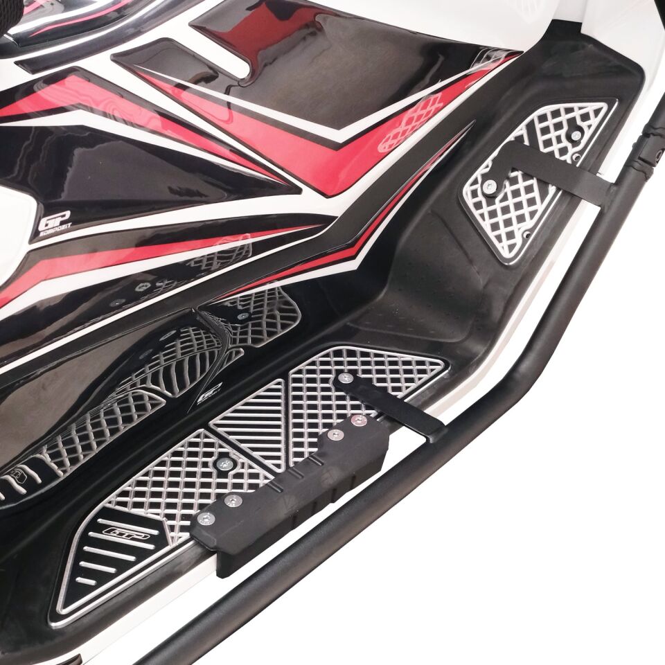GP Kompozit Honda PCX 125 2025-2026 Uyumlu Basamak Alüminyum Siyah