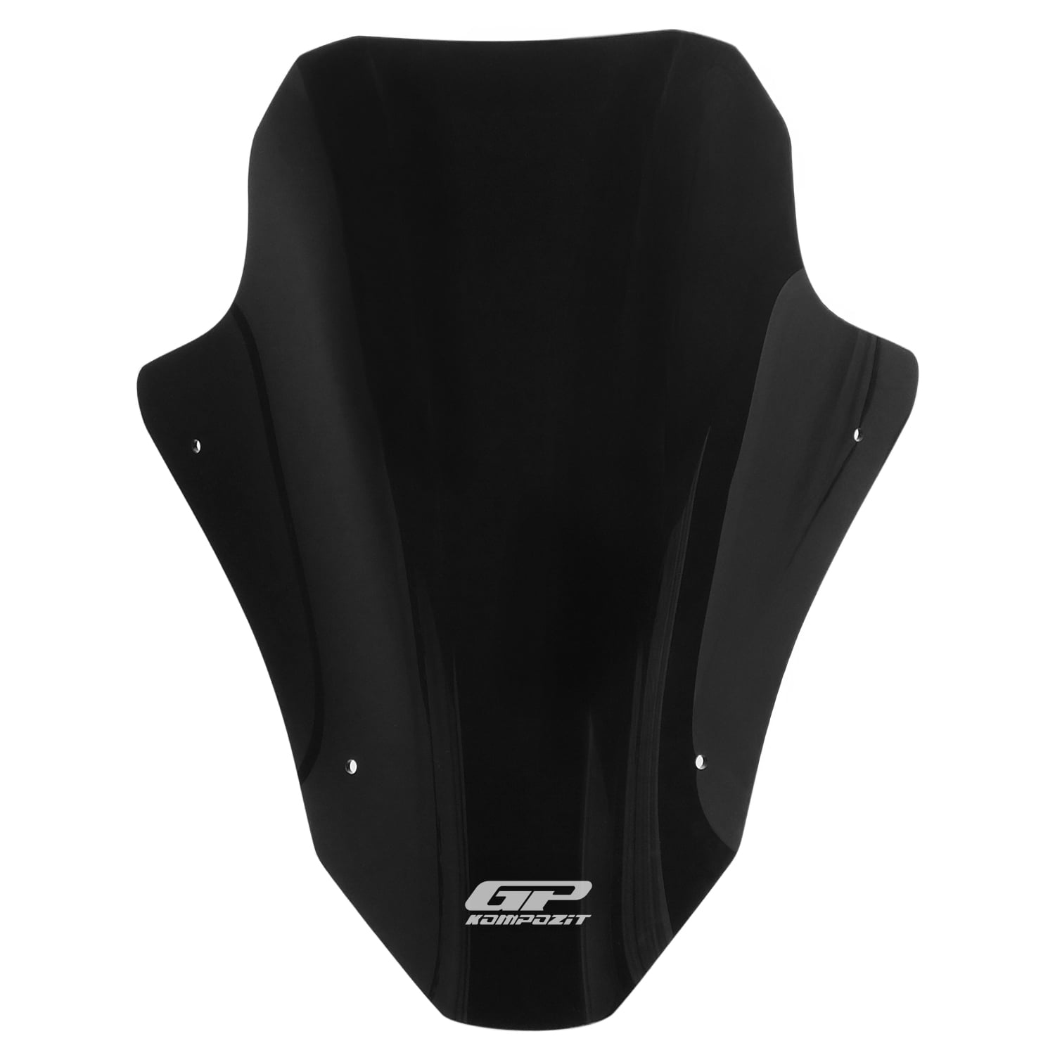 GP Kompozit Honda PCX 125 / 150 2025-2026 Uyumlu Baskılı Ön Cam Siyah 55 cm