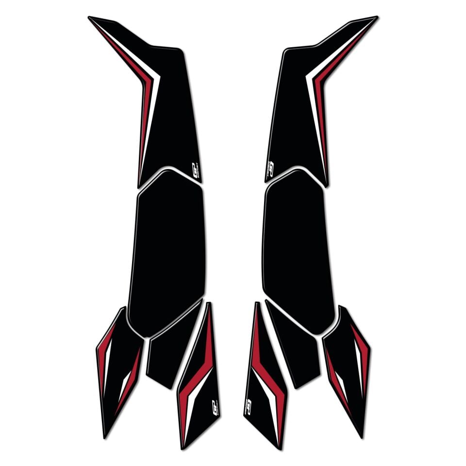 GP Kompozit Honda PCX 125 / 150 2025-2026 Uyumlu Yan Alt Ayak Pad Kırmızı