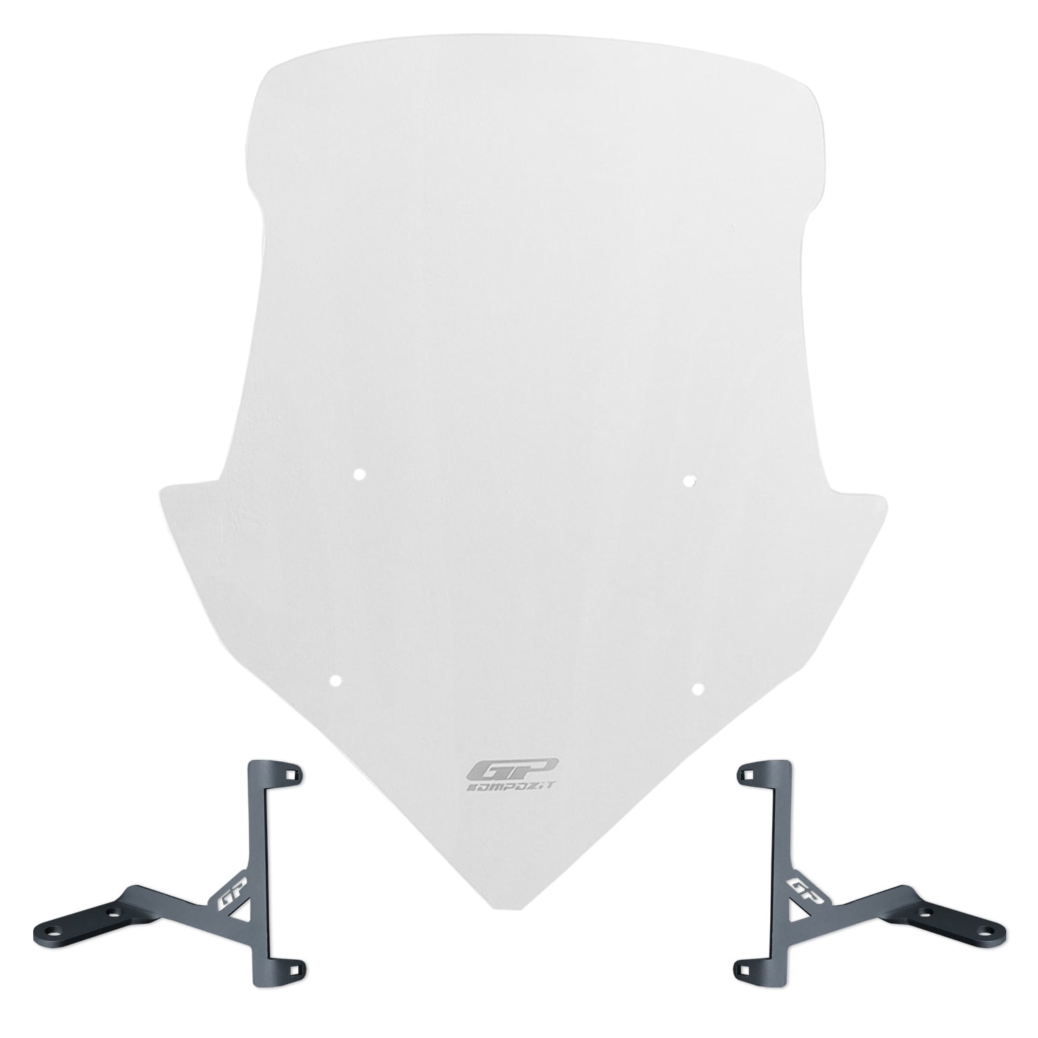 GP Kompozit Suzuki Avenis 125 2023-2024 Uyumlu Ön Tur Camı Şeffaf 55 cm