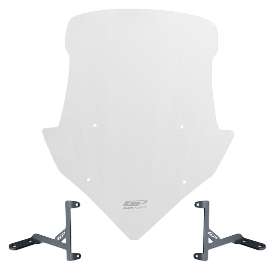 GP Kompozit Suzuki Avenis 125 2023-2024 Uyumlu Ön Tur Camı Şeffaf 55 cm