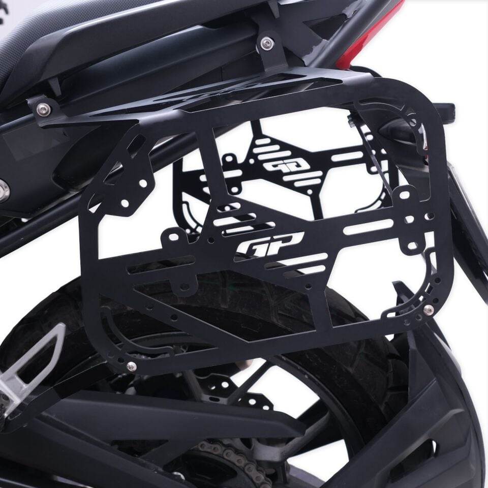 GP Kompozit Honda NX 500 2025-2026 Uyumlu Arka ve Yan Çanta Demiri Seti Siyah