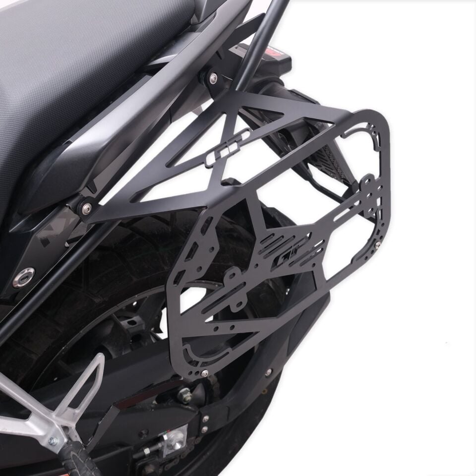 GP Kompozit Honda NX 500 2025-2026 Uyumlu Arka ve Yan Çanta Demiri Seti Siyah