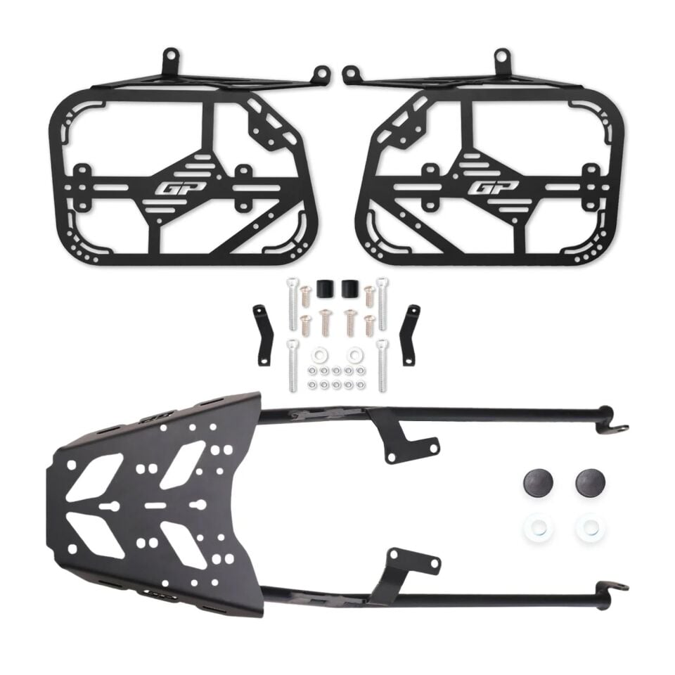 GP Kompozit Honda NX 500 2025-2026 Uyumlu Arka ve Yan Çanta Demiri Seti Siyah