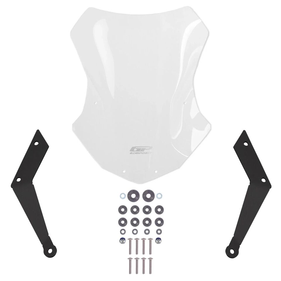 GP Kompozit SYM NH T 200 2024 Uyumlu Ön Cam Şeffaf 45 cm