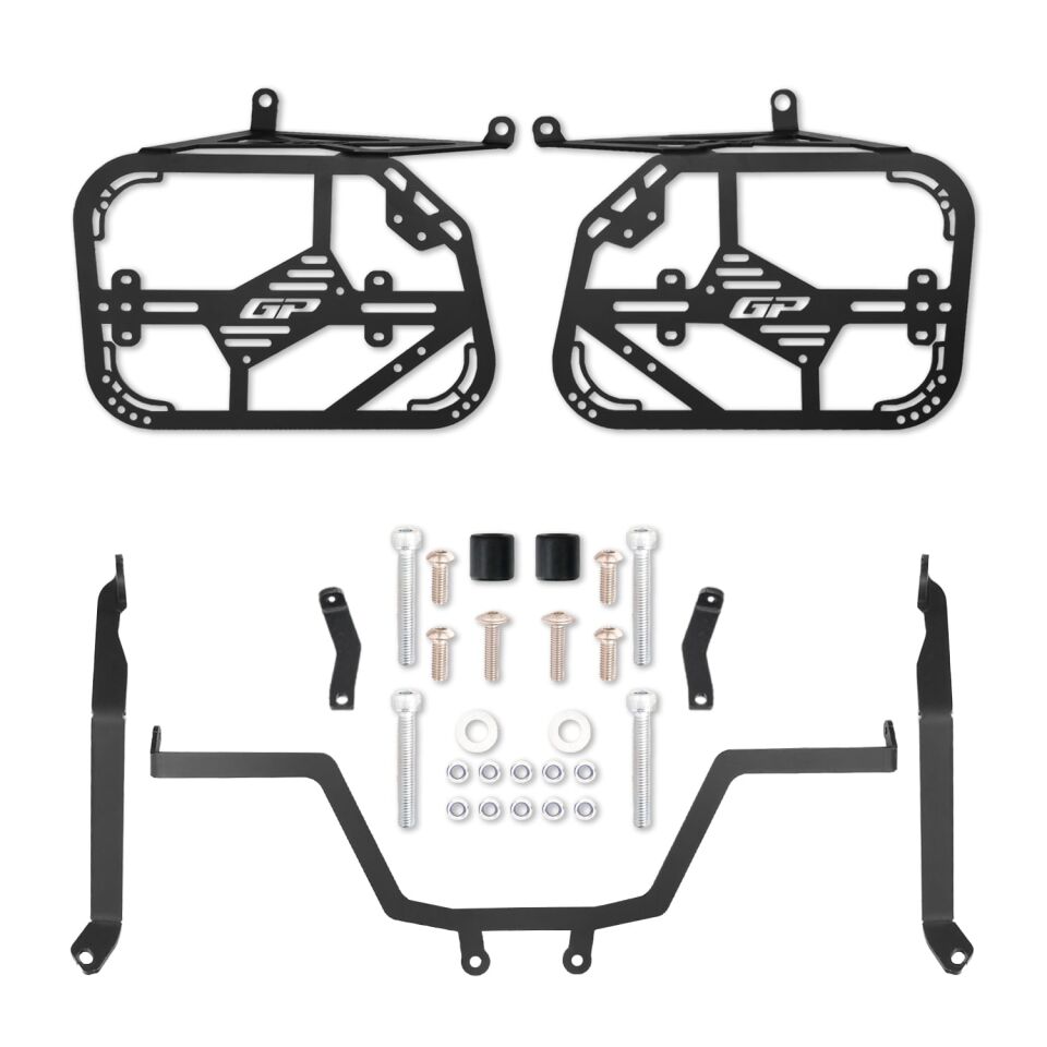 GP Kompozit Honda NX 500 2025-2026 Uyumlu Yan Çanta Demiri Siyah