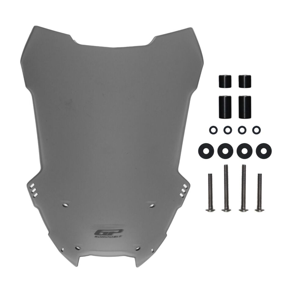 GP Kompozit Yamaha NMAX 125 / 155 2015-2020 Uyumlu Ön Cam Füme 59 cm