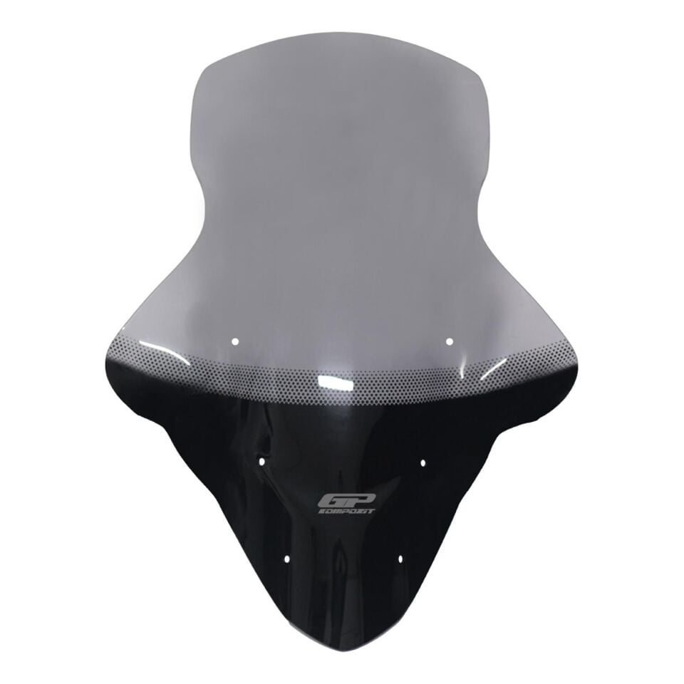 GP Kompozit Yamaha NMAX 125 / 155 2015-2020 Uyumlu Baskılı Elcikli Ön Cam Füme 74 cm