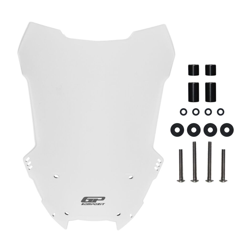 GP Kompozit Yamaha NMAX 125 / 155 2015-2020 Uyumlu Ön Cam Şeffaf 59 cm