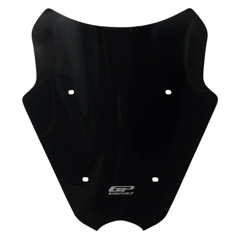 GP Kompozit Yamaha NMAX 125 / 155 2025-2026 Uyumlu Kısa Ön Cam Siyah 40 cm