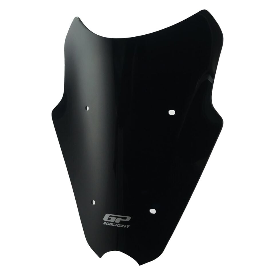GP Kompozit Yamaha NMAX 125 / 155 2025-2026 Uyumlu Kısa Ön Cam Siyah 40 cm