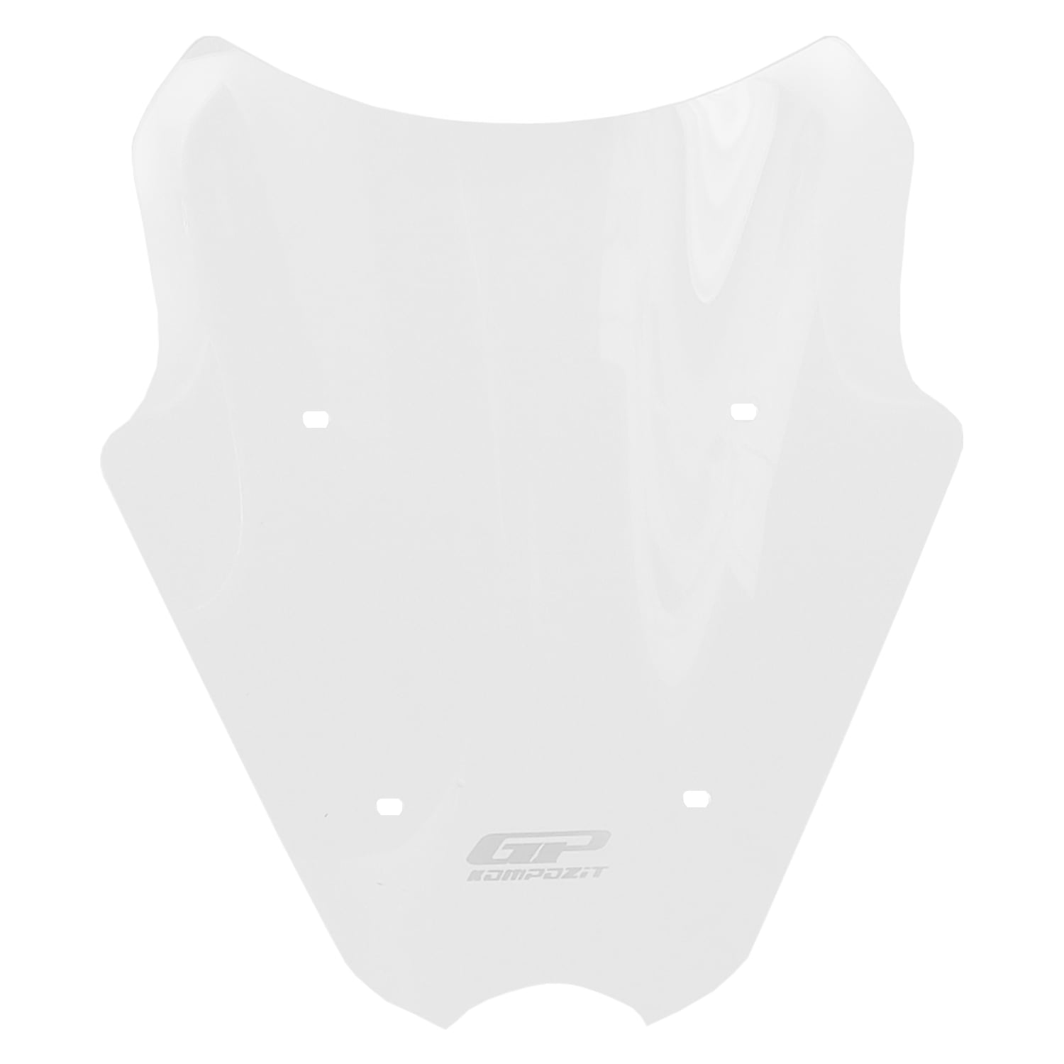 GP Kompozit Yamaha NMAX 125 / 155 2025-2026 Uyumlu Kısa Ön Cam Şeffaf 40 cm
