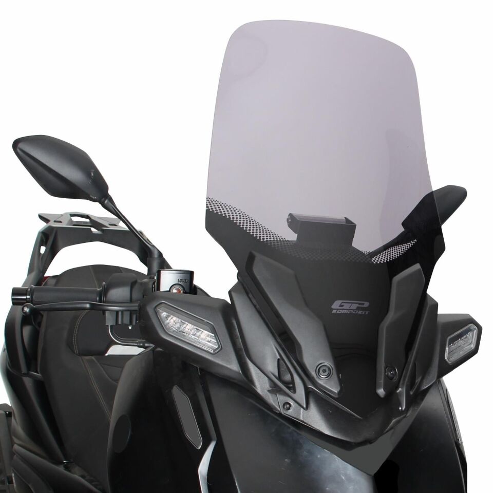 GP Kompozit Yamaha XMAX 250 2024-2026 Uyumlu Ön Cam Şeffaf 64 cm