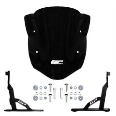 GP Kompozit TVS Apache RTR 200 2024 Uyumlu Kısa Ön Cam Siyah