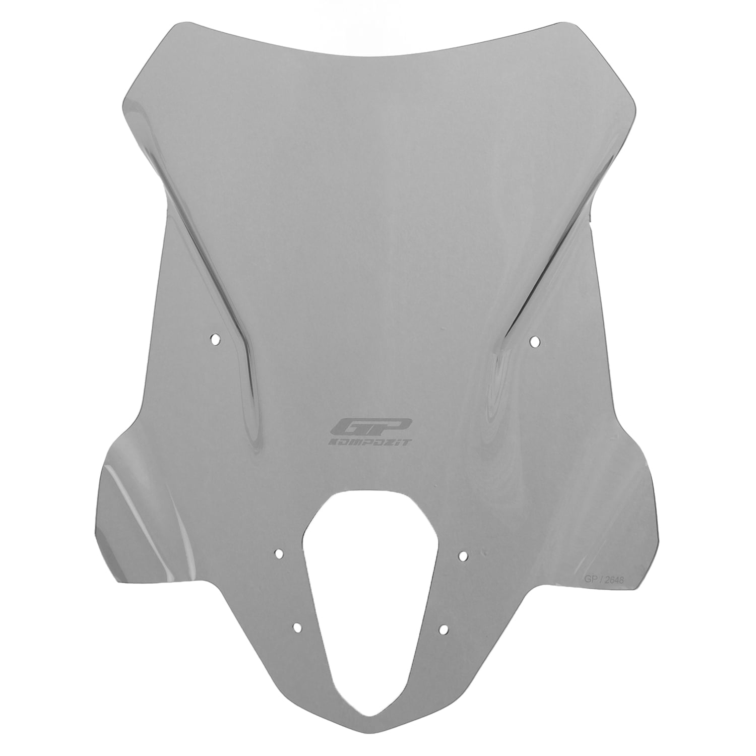 GP Kompozit Yamaha RayZR 2024 Uyumlu Ön Tur Camı Füme 53 cm