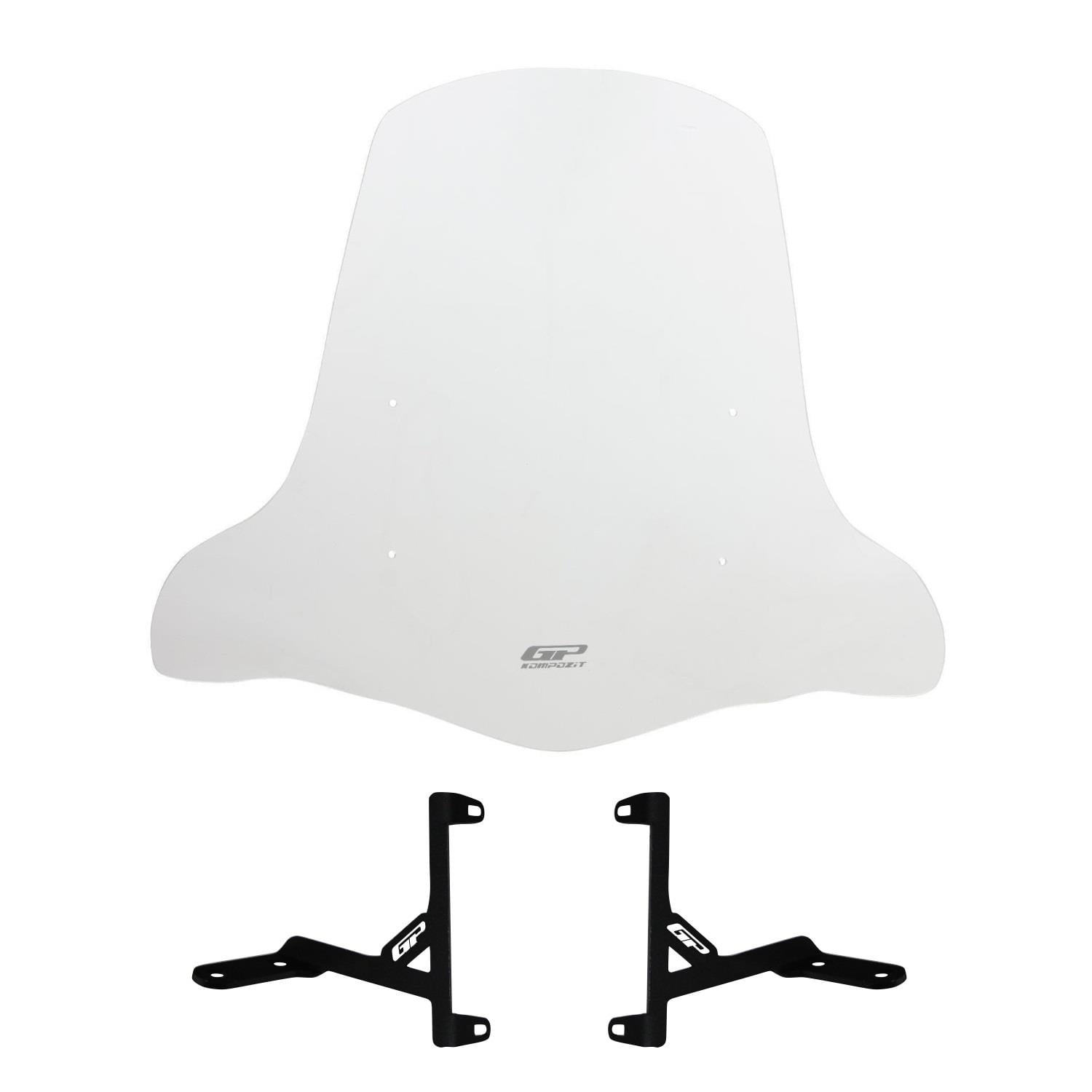 GP Kompozit Motolux CEO 110 2021-2023 Uyumlu Ön Cam Şeffaf 59 cm