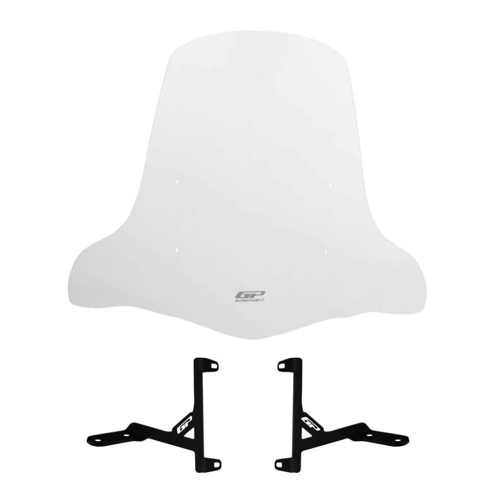 GP Kompozit Motolux CEO 110 2021-2023 Uyumlu Ön Cam Şeffaf 59 cm