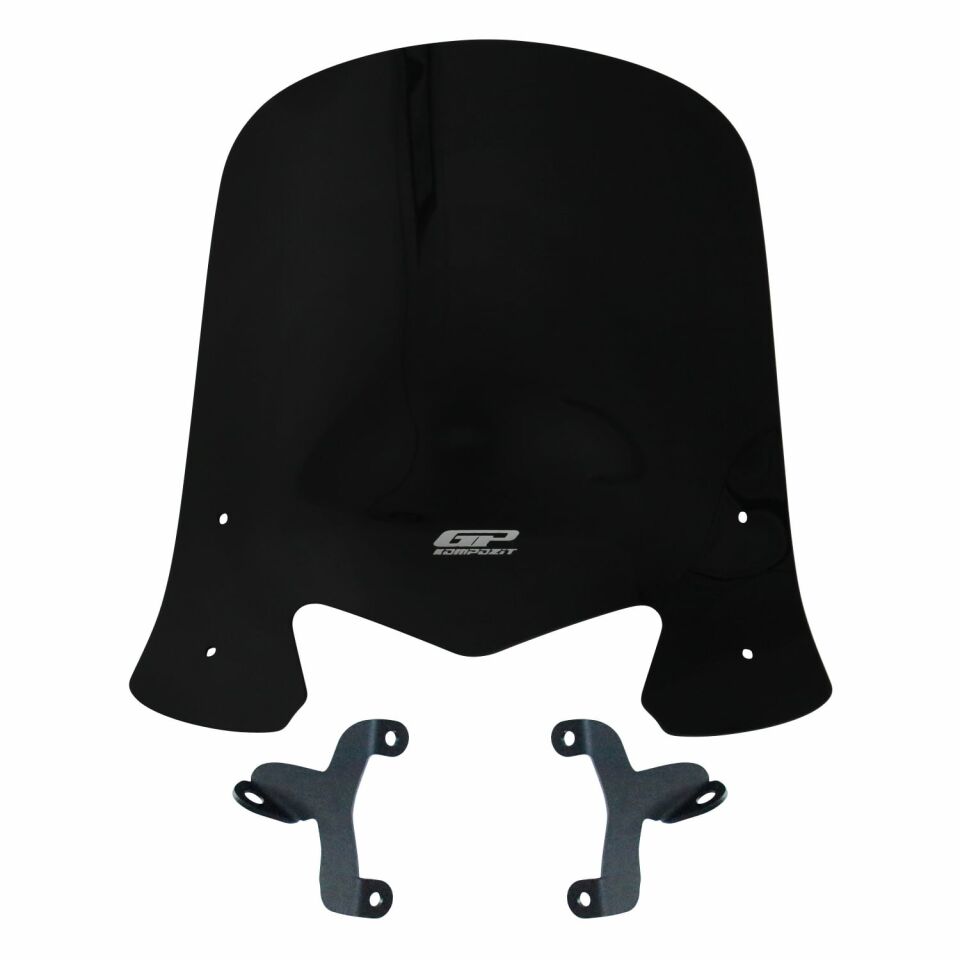 GP Kompozit TVS Jupiter 110/125 2023-2024 Uyumlu Ön Cam Siyah 42 cm