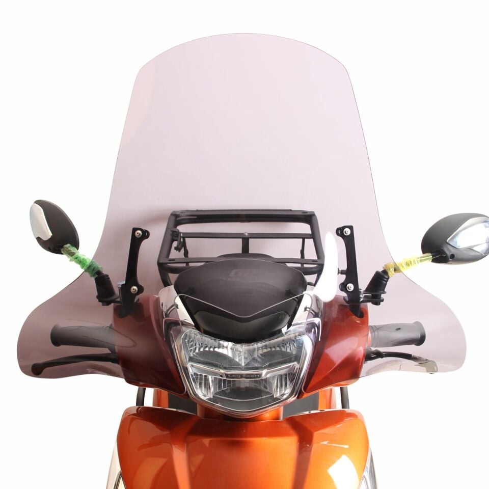 GP Kompozit TVS Jupiter 110/125 2023-2024 Uyumlu Ön Cam Füme 58 cm