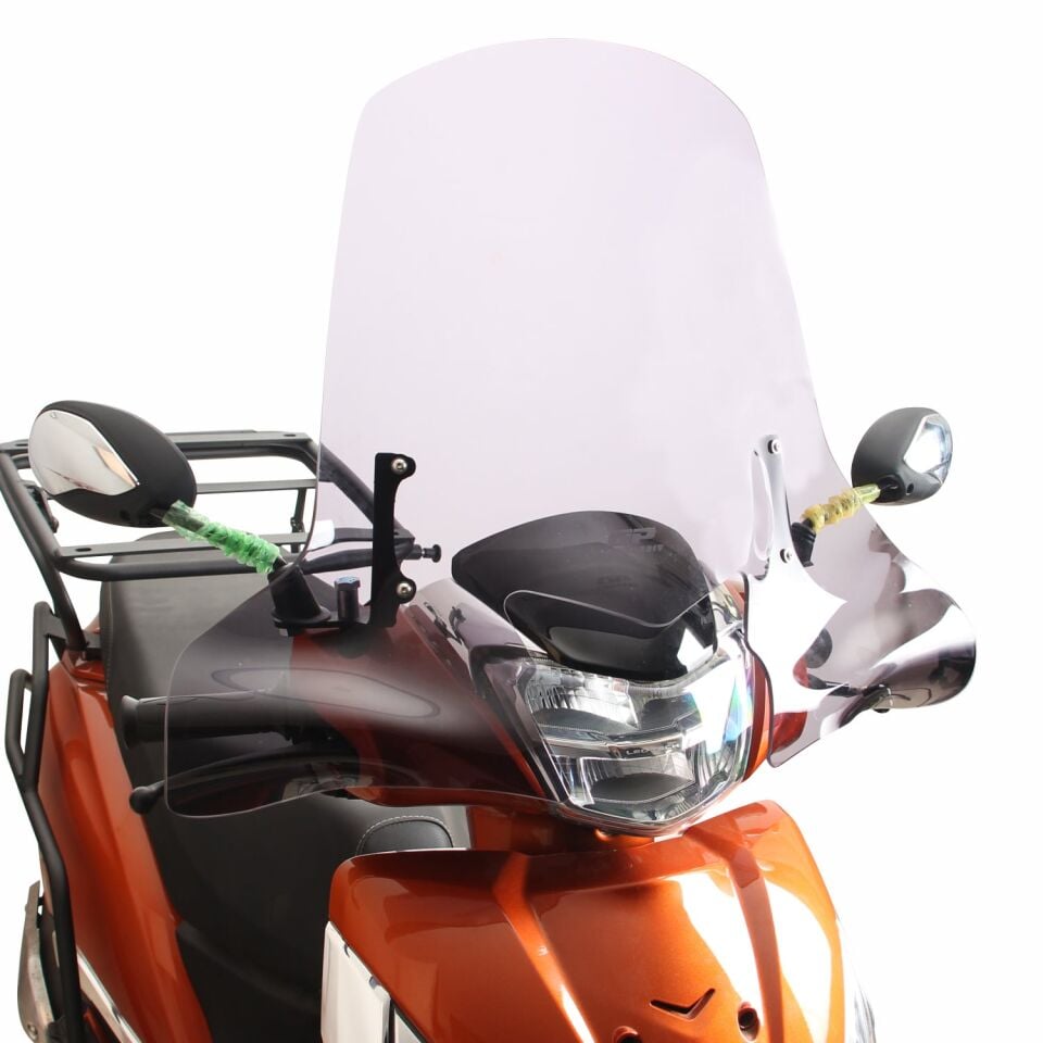 GP Kompozit TVS Jupiter 110/125 2023-2024 Uyumlu Ön Cam Füme 58 cm