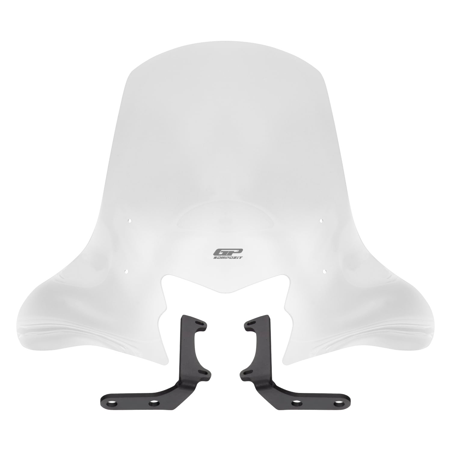 GP Kompozit TVS Jupiter 110/125 2023-2024 Uyumlu Ön Cam Şeffaf 58 cm