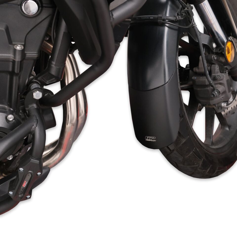 GP Kompozit Honda NX 500 2025-2026 Uyumlu Ön Çamurluk Uzatma Siyah