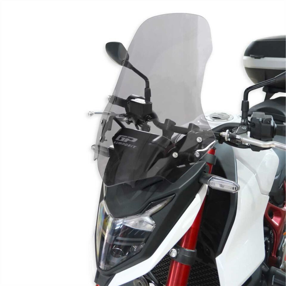 GP Kompozit Honda CB750 Hornet 2023-2024 Uyumlu Ön Tur Camı Füme