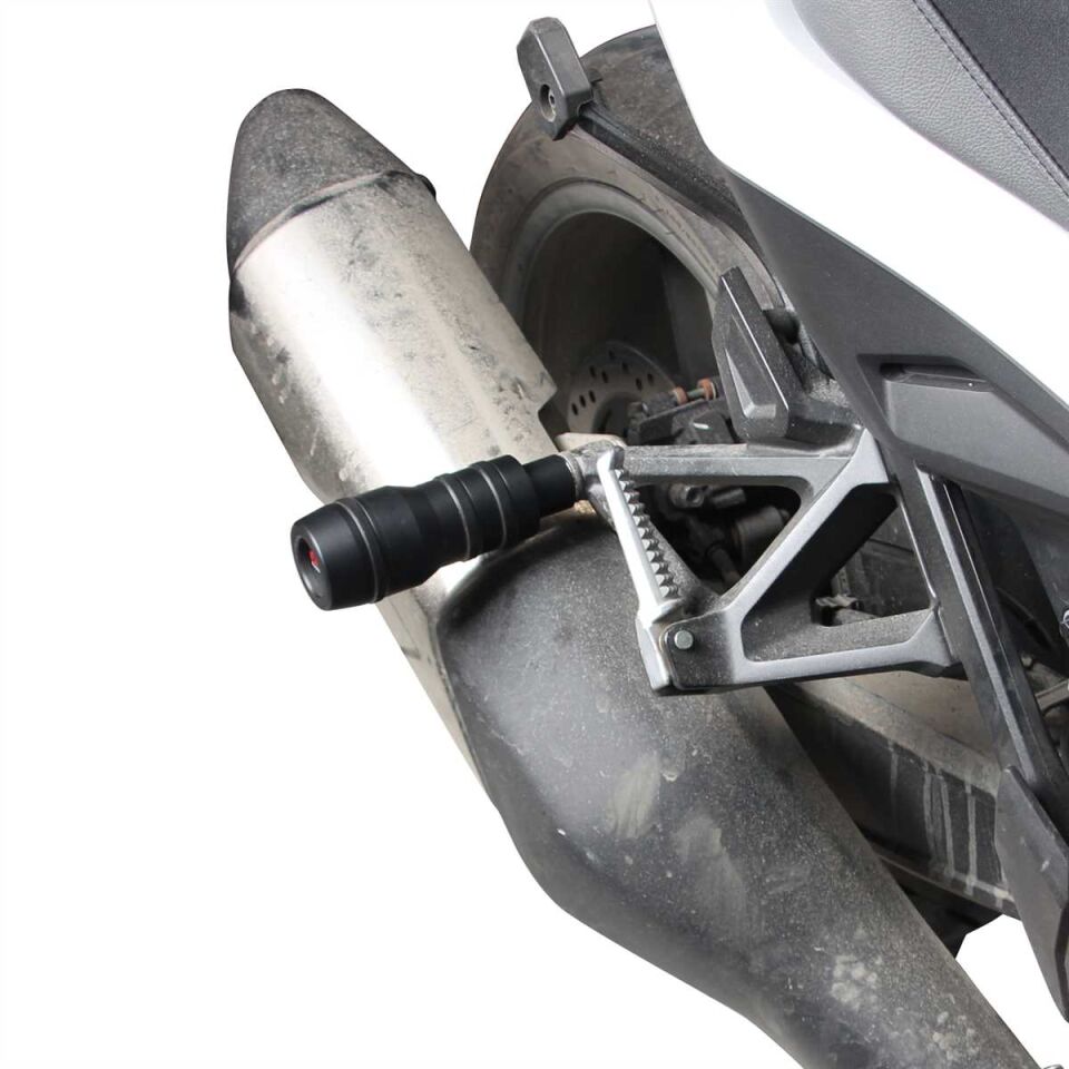 GP Kompozit Honda NT 1100 2022-2023 Uyumlu Egzoz Koruma Takozu Siyah