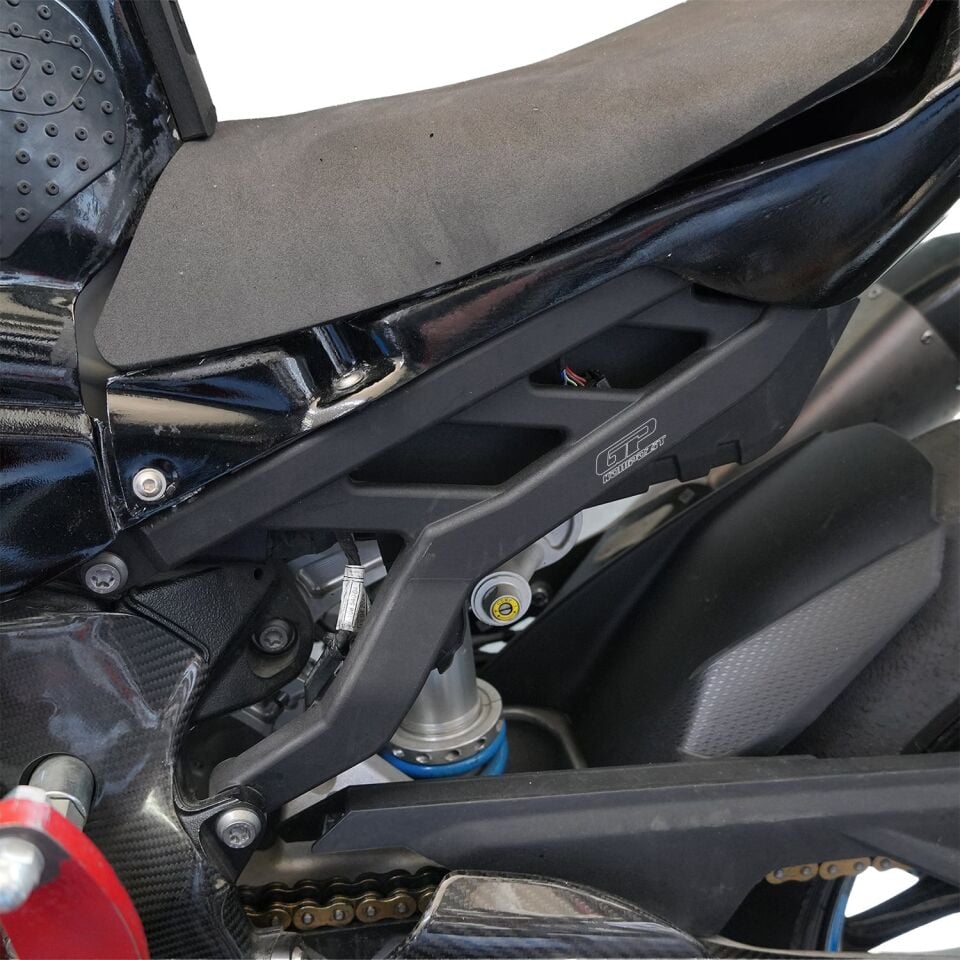 GP Kompozit BMW M 1000 RR 2019-2026 Uyumlu Yarış Grenajı İçin Kısa Kuyruk Şasesi Siyah