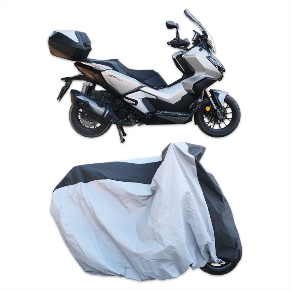 GP Kompozit Universal Küçük Boy Motosiklet Brandası Gri