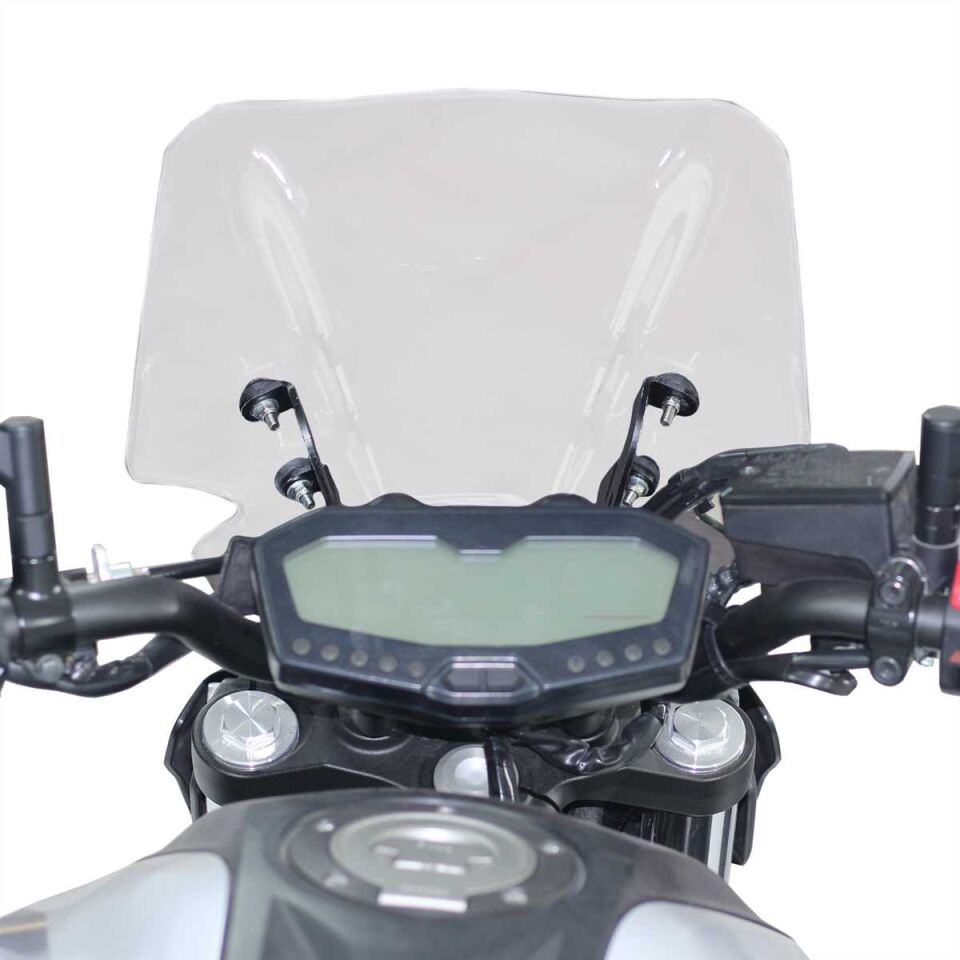 GP Kompozit Yamaha MT-07 2018-2020 Uyumlu Ön Cam Şeffaf
