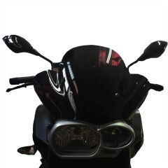 GP Kompozit BMW K 1200 R 2006-2008 Uyumlu Spor Ön Cam Siyah