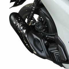 GP Kompozit Honda SH 125 2024 Uyumlu Egzoz Koruma Kapağı Siyah