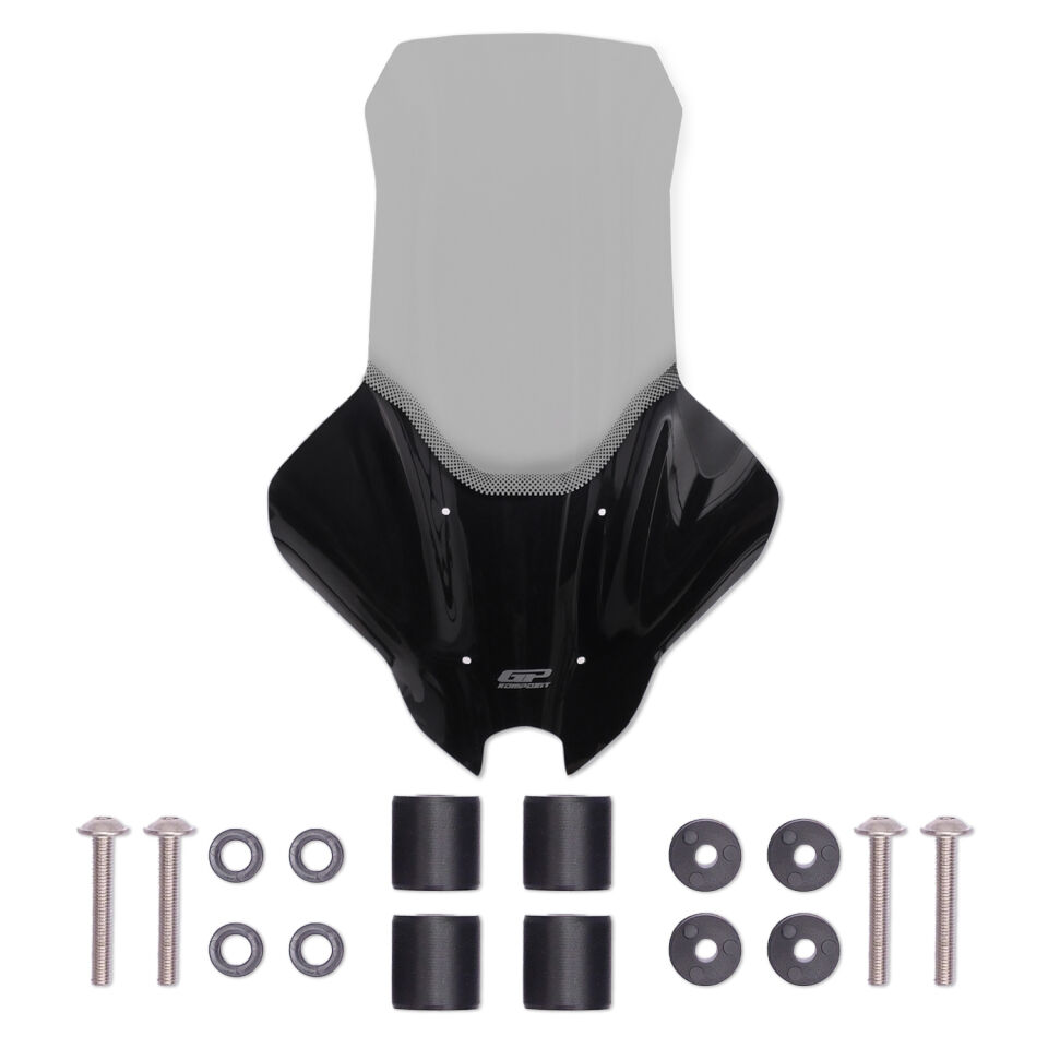 GP Kompozit Yamaha NMAX 125 / 155 2025-2026 Uyumlu Elcikli Tur Camı Füme
