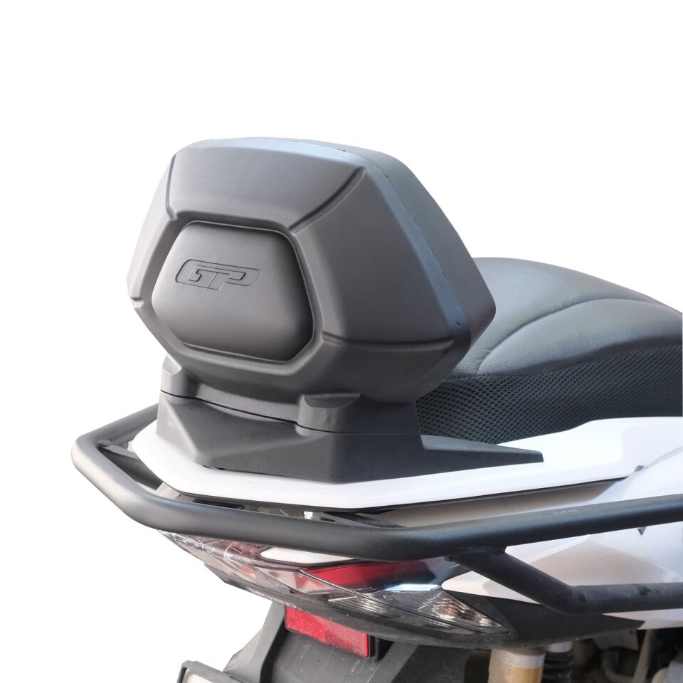 GP Kompozit Honda PCX 125 / 150 2014-2025 Uyumlu HS Sissy Bar Siyah