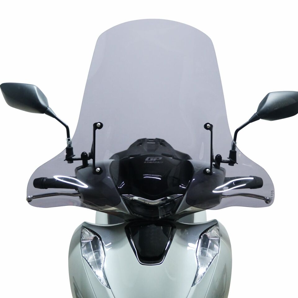 GP Kompozit Honda SH 125 2024-2025 Uyumlu Ön Cam Füme