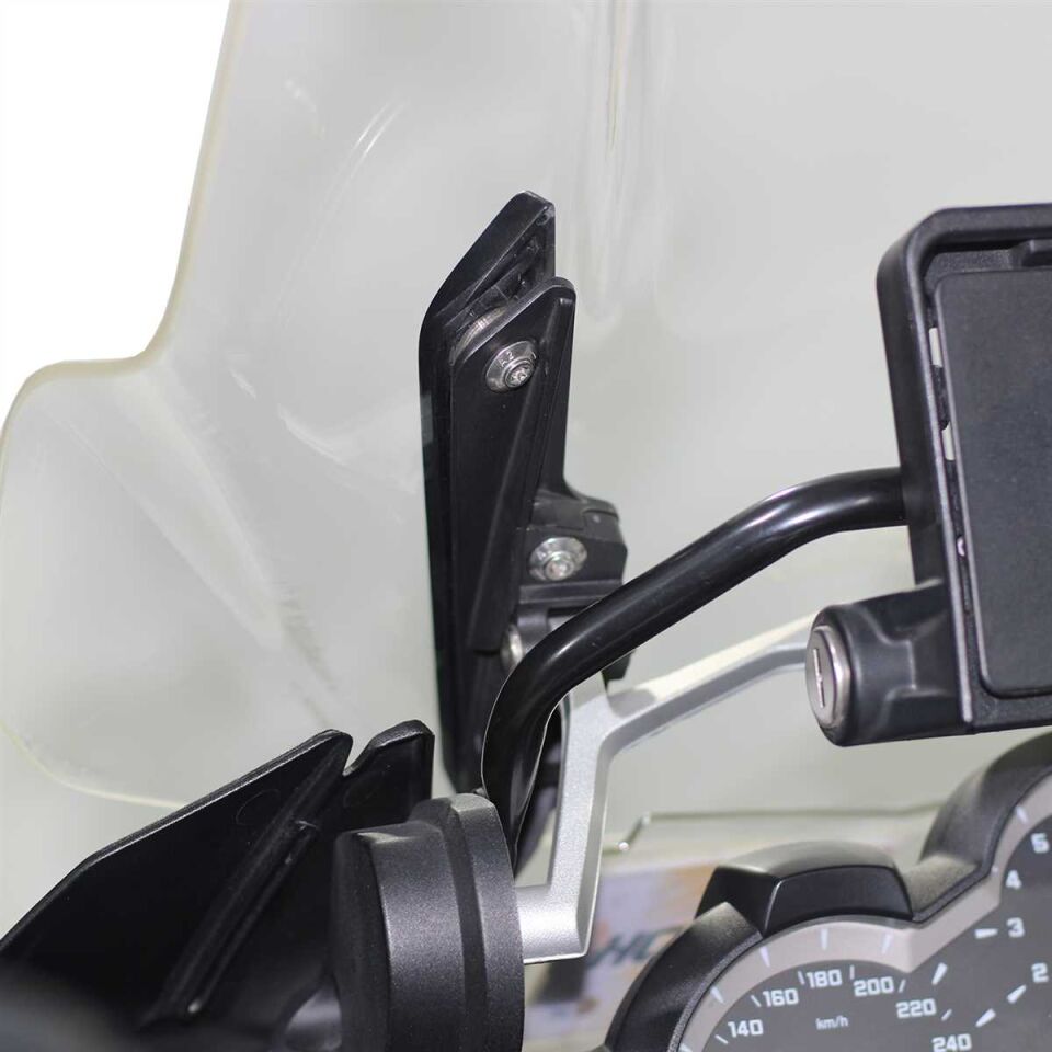 GP Kompozit BMW R 1200 GS / R 1250 GS 2013-2024 Uyumlu Ön Tur Camı Füme