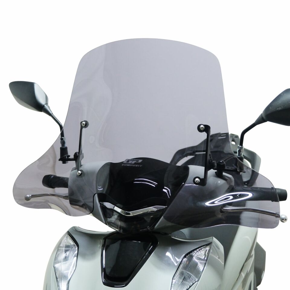 GP Kompozit Honda SH 125 2024-2025 Uyumlu Ön Cam Füme 45 cm