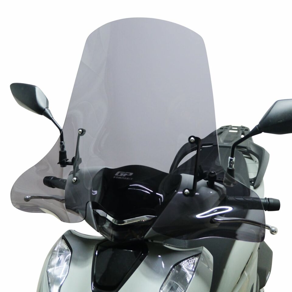 GP Kompozit Honda SH 125 2024-2025 Uyumlu Ön Cam Füme 55 cm