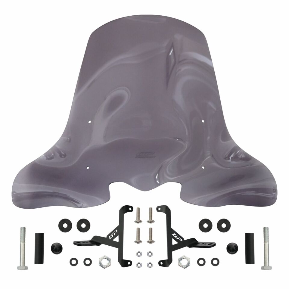GP Kompozit Honda SH 125 2024-2025 Uyumlu Ön Cam Füme 55 cm