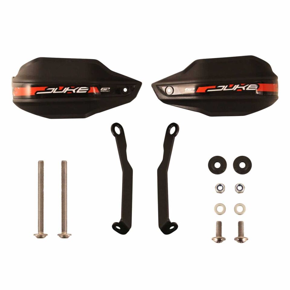 GP Kompozit KTM Duke 250 2024 Uyumlu Plastik Elcik Koruma Siyah