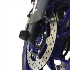 GP Kompozit Yamaha MT-09 2013-2016 Uyumlu Ön / Arka Aks Koruma Takozu Siyah