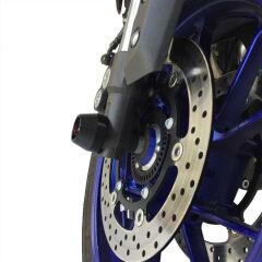 GP Kompozit Yamaha MT-09 2013-2016 Uyumlu Ön / Arka Aks Koruma Takozu Siyah