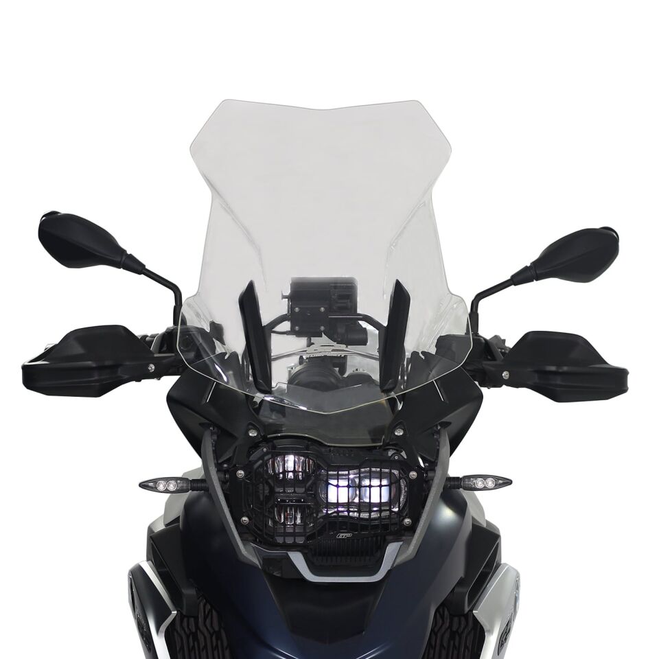 GP Kompozit BMW R 1200 GS / R 1250 GS 2013-2024 Uyumlu Ön Tur Camı Füme