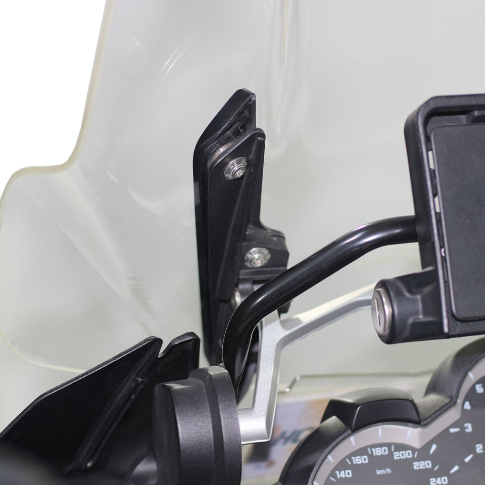 GP Kompozit BMW R 1200 GS / R 1250 GS 2013-2024 Uyumlu Ön Tur Camı Füme